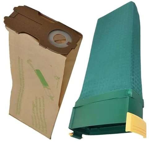 mistericambio Kit Risparmio Compatibili Folletto vk 122 8 Sacchetti 1 Unita vk122