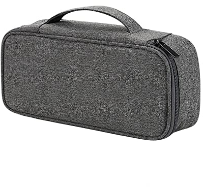 CRSUSUKJ Kabel Organizer Tasche,Elektronik Case,Elektronische Tasche Organizer universal travel Kabel Elektronik Zubehör Tasche Reise Organizer Case für Kabel, Powerbank, Festplatten (dunkelgrau)