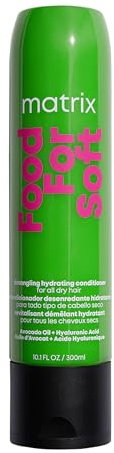 MATRIX Food For Soft Hydrating Conditioner For Dry and Brittle Damaged Hair - Moisturizes, Softens & Smooths, With Avocado Oil & Hyaluronic Acid, Vegan, For All Hair Types, 10.1 Fl oz