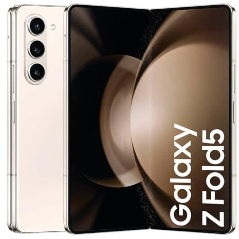 SAMSUNG Galaxy Z Fold5 5G Dual SIM, 1TB Storage + 12GB RAM, 7.6''/6.2'' Display, Android 13 Unlocked Smart Phone - International Version (Cream) (SM-F946B)