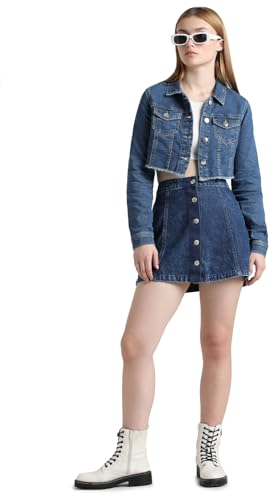 ONLY Onlwonder Ls Cropped DNM Jacket Gua Noos