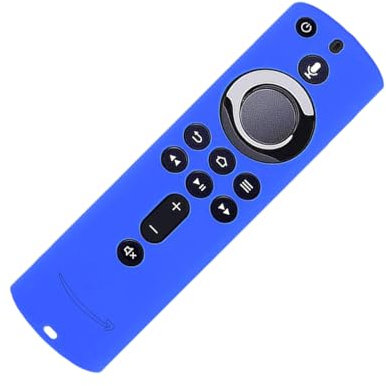 Remote Control Protection Case Cover Anti-slip Dustproof Replacement Household Fire TV Stick 4K 2nd Gen luminous blue