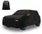 X AUTOHAUX Autoabdeckung für Mini Cooper/Cooper S/Hardtop/Clubman/Countryman 4DR 210D-PU Outdoor Vollgarage Allwetter mit Türreißverschluss