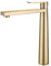 DETBOM Robinet Lavabo Haut, Mitigeur Lavabo Doré Brossé, Mitigeur Haut pour Vasque en Acier Inoxydable, Monocommande Mitigeur, Réglable Chaud et Froid, Or Brossé