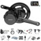 Bafang 250W Mid Drive Kit - Upgraded BBS01B 36V Electric Bike Conversion Kit with EKD01 Display & 44T Chainring, Brushless Geared 8Fun BBS01 Ebike Kit for 68mm Bottom Bracket, G340