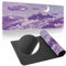 Hixingo Nuages ​​de Dessin Animé Tapis de Souris XXL/XL/L, Tapis de Souris Gamer, Tapis Souris avec Bords Cousus, Tapis de Souris en Base Antidérapante,Convient Gaming,Maison (600x300x3mm,Violet)
