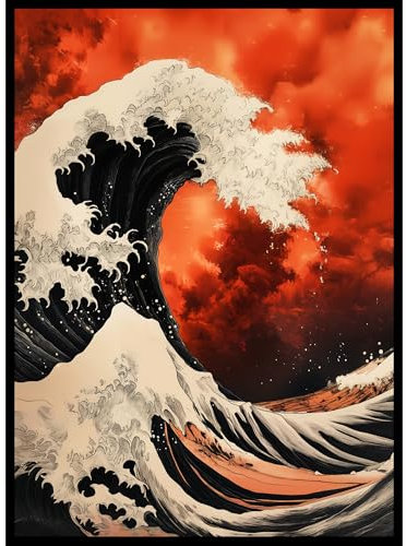 Great Fire Wave, 100 ct strukturierte, matte TCG/MTG-Kartenkunsthüllen