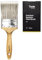 Hemway Premium Bamboo 3 Paint Brush | Flat Tool for Large Coverage | Sustainable Paintbrush for Decorating, Painting Emulsion, Varnish, Wax & Stains on Walls, Furniture & Ceilings