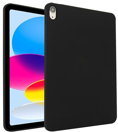 Coque compatible avec iPad 11{^>e<^} génération A16 11 2025, coque arrière, fine et légère en caoutchouc TPU souple, coque de protection antichoc pour tablette A16 11e génération (noir)