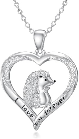 HARMONY BOLA Tier Halskette 925 Sterling Silber Kuh Kaninchen Katzen Hai Drachen Anhänger Tier Schmuck Geburtstagsgeschenk für Frauen