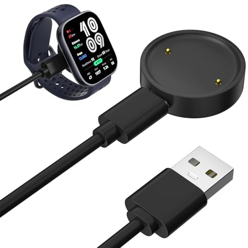 GAMOREK Ladegerät für Amazfit Bip 6/Active 2, Ersatz-Smartwatch-Ladegerät, 90 cm, magnetisches USB-Ladekabel