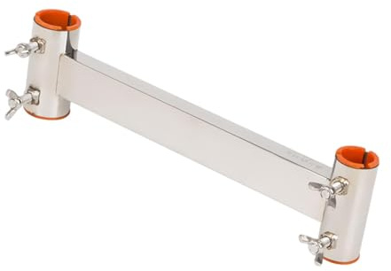 QLoztyse Angelregenschirmständer Edelstahl Angelzubehör Schirmhalter Schirmstabhalter Stabil aus Rostfreiem Stahl für Angler Outdoor-aktivitäten Plattformen, Einzelrohr