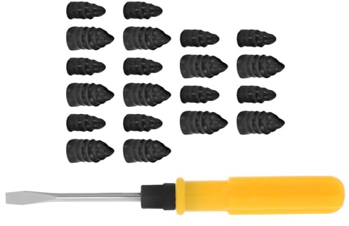COHEALI Kit Riparazione Pneumatici Chiodi Riparazione in Gomma Tubeless Cacciavite per Moto ed-bike