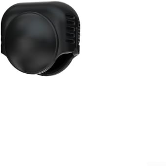 Weiche Silikon-Objektivabdeckung für Insta360 X4 Air, stoßfeste Schutzhülle in Schwarz, Blau, Weiß, kompakte Größe für Reisefotografie (schwarz)