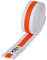 Kwon Jugendgürtel (Kindergürtel), Mehrfarbig 200 weiß-orange-weiß