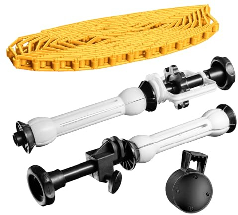 walimex Hintergrundexpan und Kette & Gewicht, orange