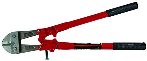 1x Red 45.5cm Bolt Cutters - Heavy Duty Strong Metal Cable Lock Padlock Chain Wire Fencing Snips Hand Tool - by Blackspur