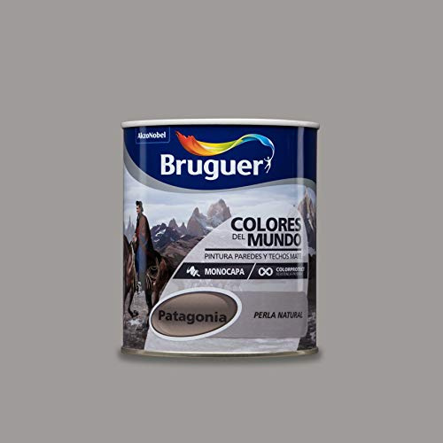 Bruguer Colores del Mundo Pintura para paredes monocapa Patagonia Perla Natural 750 ml