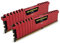 Corsair CMK16GX4M2A2133C13R Vengeance LPX 16 GB (2 x 8 GB) DDR4 2133 MHz C13 XMP 2.0 High Performance Desktop Memory Kit, Red
