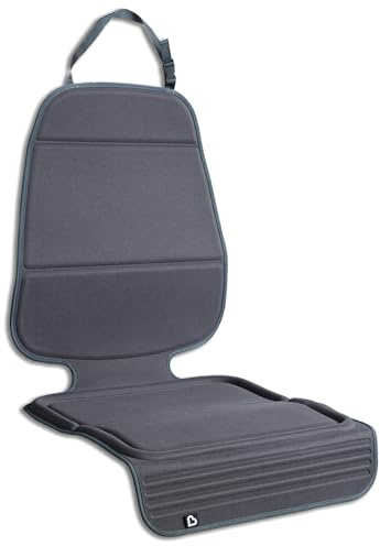 Munchkin Car Seat Cover for Under Baby Car Seats and Toddler Booster Seats, Elite Seat Guardian Protector, Rear and Forward Facing, Dark Grey