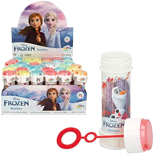 Dulcop- Disney 60Ml Frozen 591000 Bolle di Sapone, Multicolore, 60 mL, 8007315159104