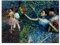 WANDKINGS Leinwandbild Tänzerin mit Tambourin von Edgar Degas / 80 x 60 cm/auf Keilrahmen