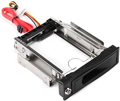 Salcar 3.5 Wechselrahmen - SATA I/II/III HDD Fesplattenrahmen im 5.25 Laufwerksschacht