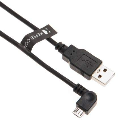 Rechtwinkliges Micro-USB-Kabel für Tomtom GO 40/50 / 500/5000 / 5100/600 GPS-Navigationssystem | 1 m langes Kabel