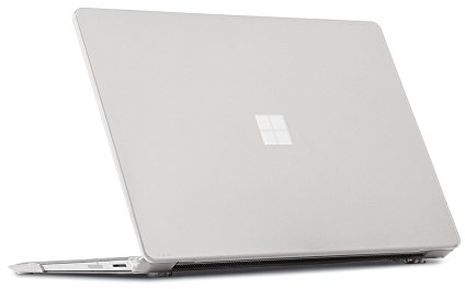 mCover Custodia Rigida Compatibile Solo con Computer Portatili Microsoft Surface da 13,5 Pollici 1/2/3/4/5 Solo con Tastiera in Alcantara® (** Non per Tastiera in Metallo **) Trasparente