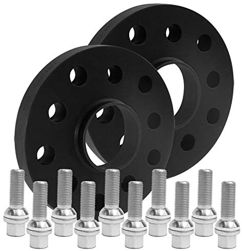 BlackLine Spurverbreiterung 24mm (12mm) mit Schrauben silber 5x112 66,5mm - 12434W_2_XV1415KU42D