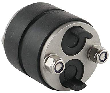 WITTKOWARE 50mm Mauerdurchführung (Ringraumdichtung), für Kabel/Rohre (2-fach 6-16mm)