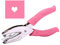 Yansanido Mini perforatrice en forme de petit cœur de 6,35 mm avec poignée souple rose pour loisirs créatifs, étiquettes, vêtements, tickets, scrapbooking (cœur 6,35 mm)
