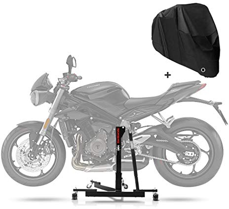 CS Zentralständer kompatibel mit Triumph Trident 660 21-25 Power Evo + Abdeckplane