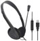 Cuffie USB con microfono con cancellazione del rumore e controlli audio, cuffie USB cablate per PC, super leggere e confortevoli, per Skype, webinar, call center, insegnamento online, giochi, PC