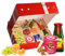 Hansen Obst - Geschenkbox - fruchtige Obst-Box - “Webinar-Snack-Box” - Präsentkorb - Obst-Geschenkset - gefüllte Obstkiste - Probier-Obstbox