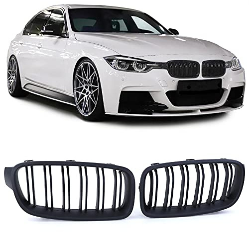 Doppelsteg Kühlergrill Performance Matt für 3er BMW F30 F31 2011-2019