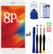 5.5 Inch for iPhone 8 Plus(A1864,A1897,A1898) Screen Replacement,3D Touch LCD Digitizer Display for iPhone 8 Plus,with Repair Tools Kit (White)