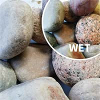 CED Decorative Scottish Beach Cobbles 100-75mm 25kg 1sqm Pack 4 x 25kg Landscaping Garden Stones