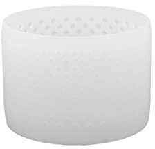 BottleArmor Protective Silicone Boot Sleeve for Hydro Flask Water Bottles with DropShield Technology… (Small (fits 12oz to 24oz), Clear)