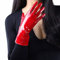 DooWay Damen Sexy Kurze Lederhandschuhe Glänzend Rot 28cm Faux Patent PU Kostüme Kleid Handschuhe