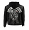 Herren Cosplay SOA Son of Anarchy Biker Club California Kunstleder Jacke - Westen & Hoodie für Männer, SOA Jacke schwarz - Kunstleder, L