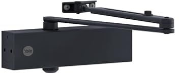 Yale 5500-0001-55 Türschließer mit normalem Arm, Schwarz, Serie 5500, Korpus + normaler Arm