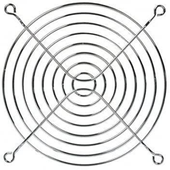 GRIGLIA DI PROTEZIONE PER VENTOLA 120X120mm metallo cromato 120mm computer case