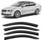CLIM ART Windabweiser für/kompatible mit Skoda Octavia 2013-2019 (III) - Stick-on Regenabweiser - Autofenster Sonnen-& Regenschutz - Windabweiser Autofenster - Einfache Montage - Garantie 4 Set