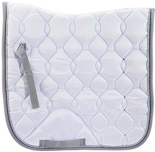 HKM Dressage Competition Schabracke Weiß/Silber One Size