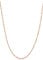 Einzelstück® Singapurkette 45-50 cm 925 Silber I Silberkette gedreht in Roségold I minimalistische Kette Damen ohne Anhänger (Memory Kette Rosegold)