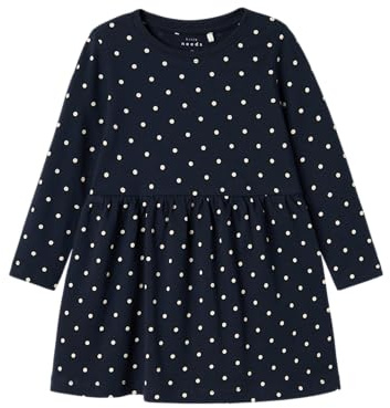 Name IT Mädchen Nmfvivia Ls Dress Noos Kleid (1er Pack)