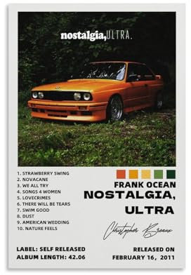 BERULL Frank-Poster, Nostalgie, Ultra-Poster, Albumcover, Poster, Leinwand, Poster, Schlafzimmer-Dekor, Sportlandschaft, Büro, Raumdekoration, Geschenk, 20 x 30 cm, ungerahmter Stil