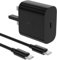 KP TECHNOLOGY 25W Fast Charger for HMD Barbie/Nokia 3210 / Nokia 235 4G / Nokia 225 4G / Nokia 215 4G (2024), USB C Charger Plug (Charging Cable + PD Plug) Wall Adapter Charger (BLACK)