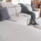 Gleedipre Cord Elastischer Sofabezug Sitzkissen Rückenlehne Kopfstütze Möbelschutzbezug rutschfest Staubdicht Sofa-Spannbettlaken(Hellgrau,65-95 cm x 95-135 cm)